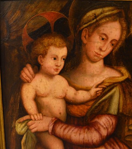 Renaissance - École toscane (Florence) début du XVIe siècle - Vierge à l'enfant